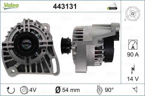 Valeo 443131 - Alternator autospares.lv