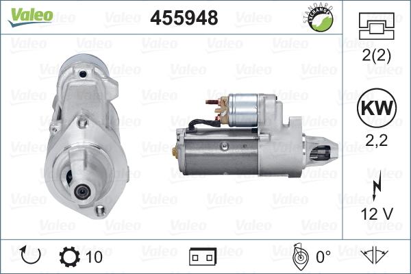 Valeo 455948 - Starter autospares.lv