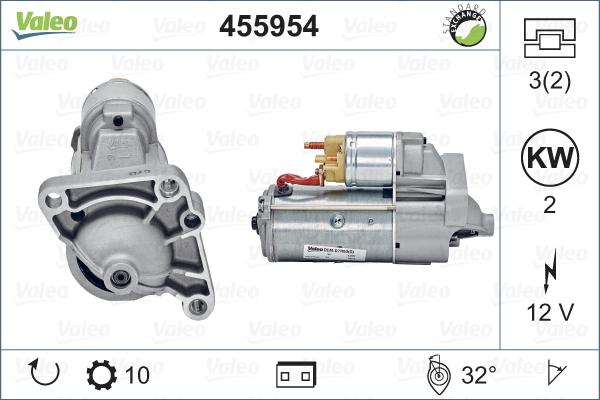 Valeo 455954 - Starter autospares.lv