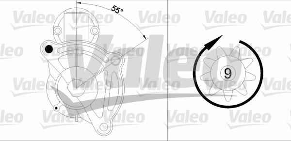 Valeo 455962 - Starter autospares.lv