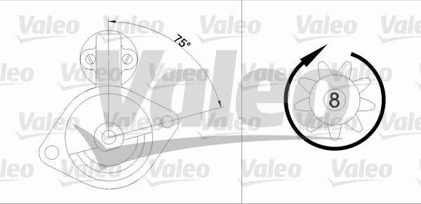 Valeo 455901 - Starter autospares.lv