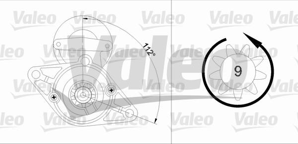 CITROËN 455916 - Starter autospares.lv