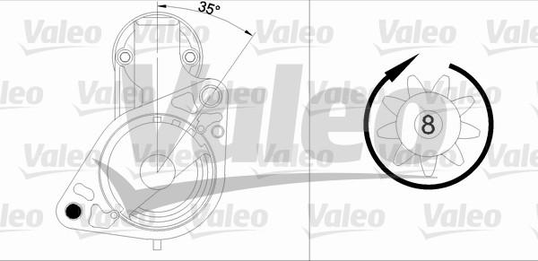 Valeo 455984 - Starter autospares.lv