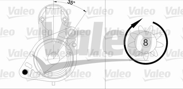 Valeo 455985 - Starter autospares.lv