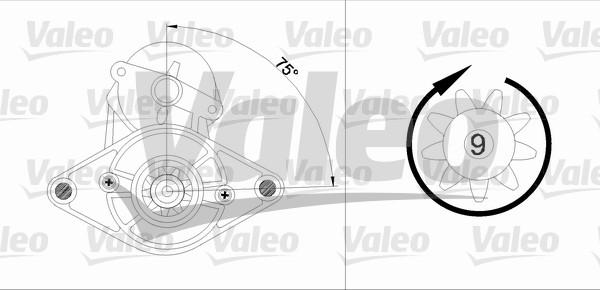 Valeo 455923 - Starter autospares.lv