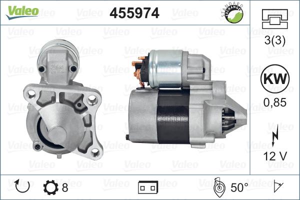 Valeo 455974 - Starter autospares.lv