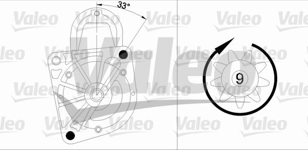 Valeo 455975 - Starter autospares.lv