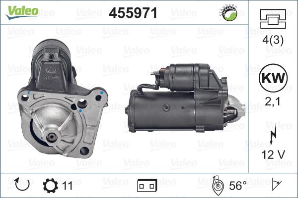 Valeo 455971 - Starter autospares.lv