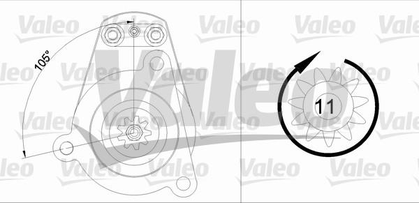 Valeo 455541 - Starter autospares.lv