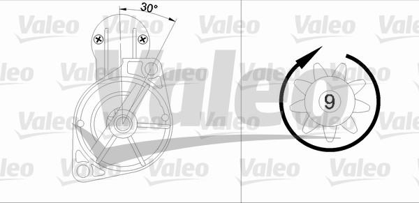 Valeo 455566 - Starter autospares.lv