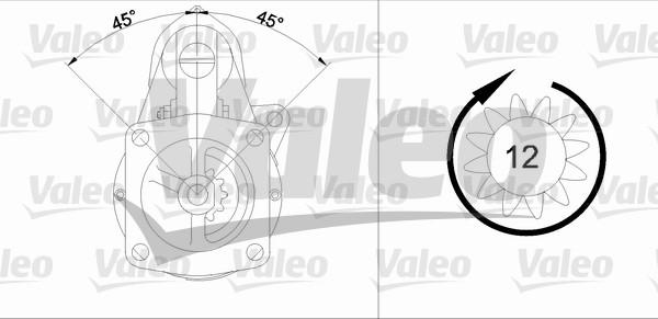 Valeo 455509 - Starter autospares.lv