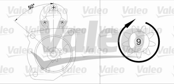 Valeo 455516 - Starter autospares.lv