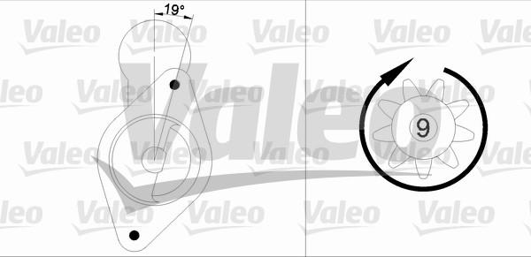 Valeo 455586 - Starter autospares.lv