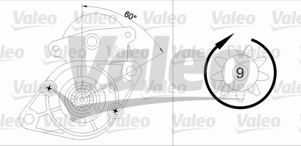 Valeo 455587 - Starter autospares.lv