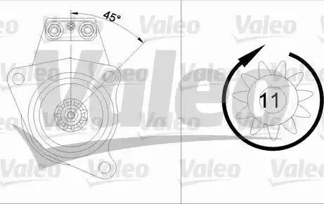 Valeo 455539 - Starter autospares.lv