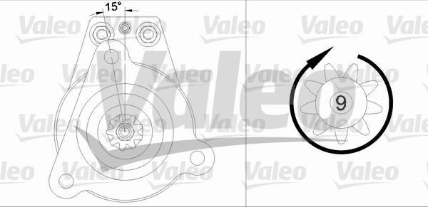 Valeo 455530 - Starter autospares.lv