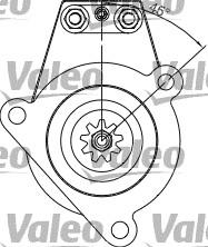 Valeo 455538 - Starter autospares.lv