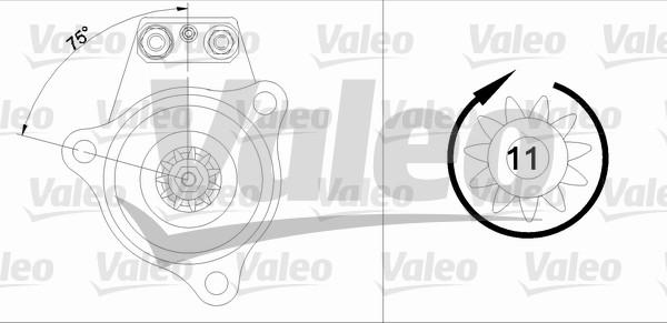 Valeo 455524 - Starter autospares.lv