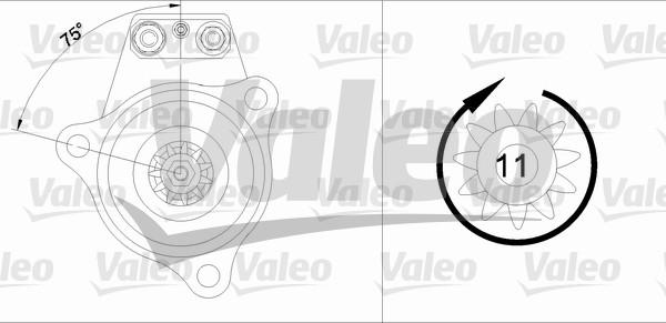 Valeo 455523 - Starter autospares.lv