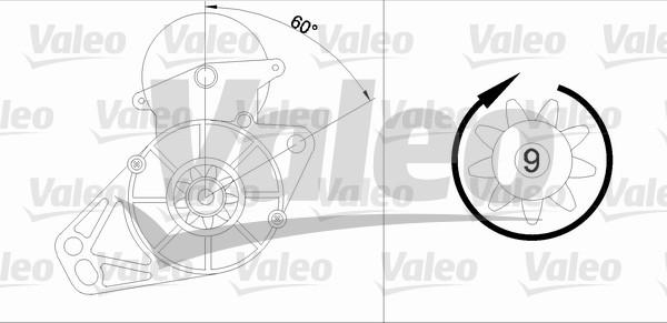 Valeo 455579 - Starter autospares.lv