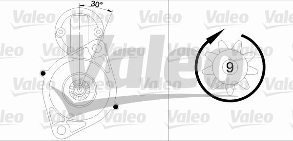 Valeo 455574 - Starter autospares.lv