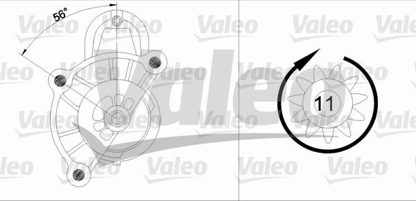 Valeo 455691 - Starter autospares.lv