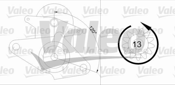 Valeo 455604 - Starter autospares.lv