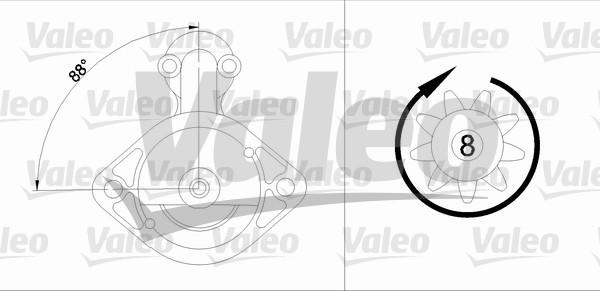 Valeo 455613 - Starter autospares.lv