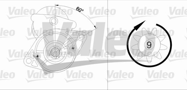 Valeo 455612 - Starter autospares.lv