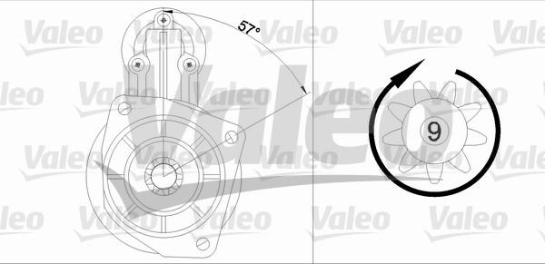 Valeo 455683 - Starter autospares.lv