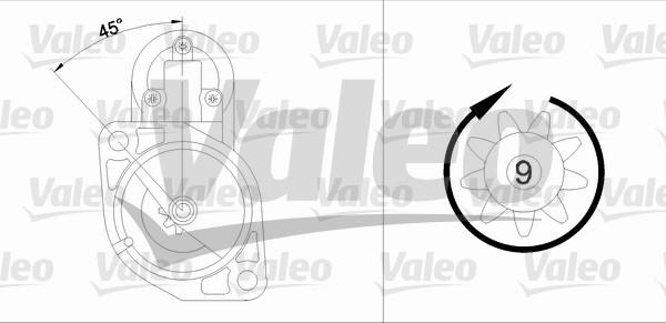 Valeo 455682 - Starter autospares.lv