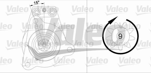 Valeo 455623 - Starter autospares.lv