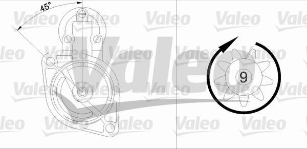 Valeo 455677 - Starter autospares.lv