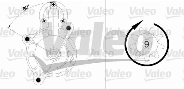 Valeo 455899 - Starter autospares.lv