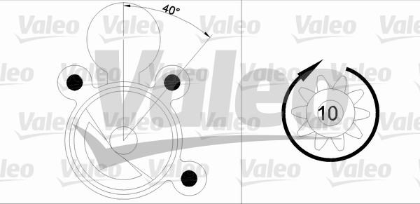 Valeo 455891 - Starter autospares.lv