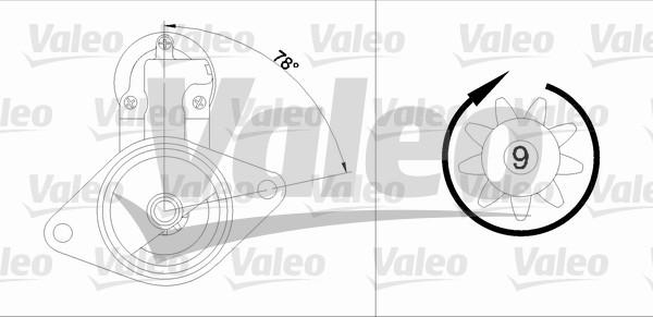 Valeo 455885 - Starter autospares.lv