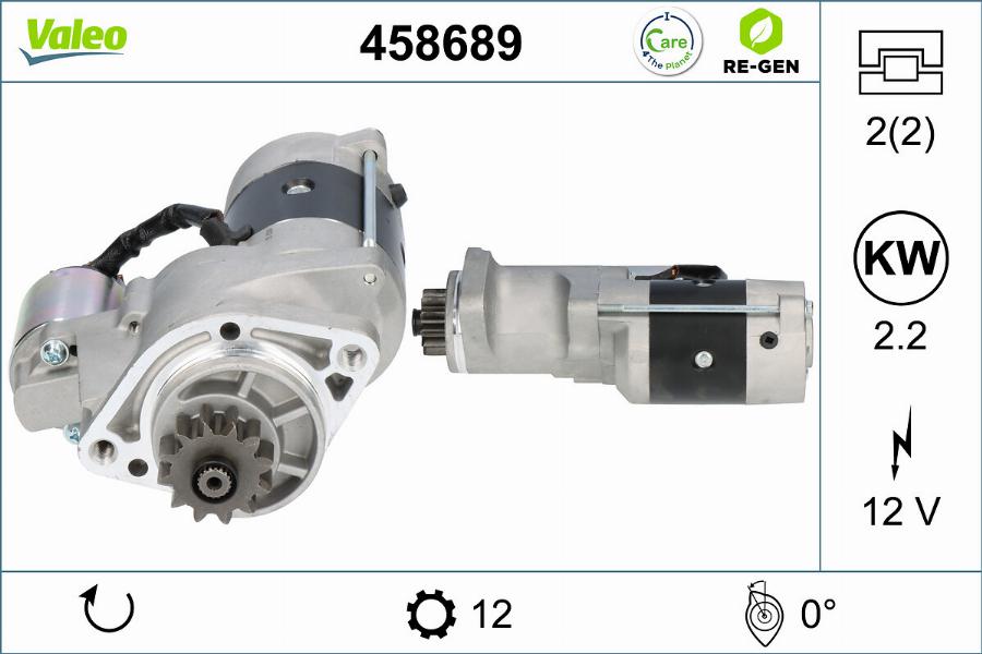 Valeo 458689 - Starter autospares.lv