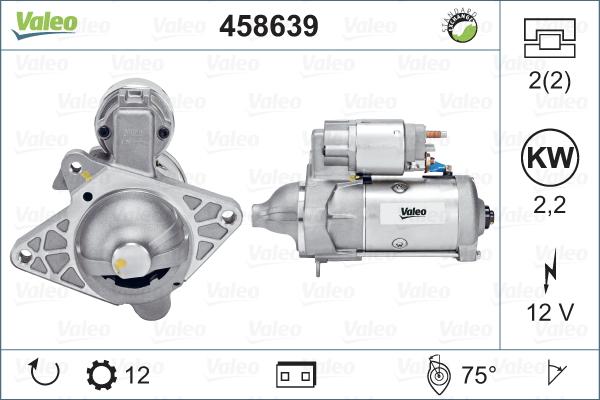 Valeo 458639 - Starter autospares.lv