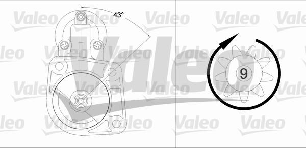 Valeo 458194 - Starter autospares.lv