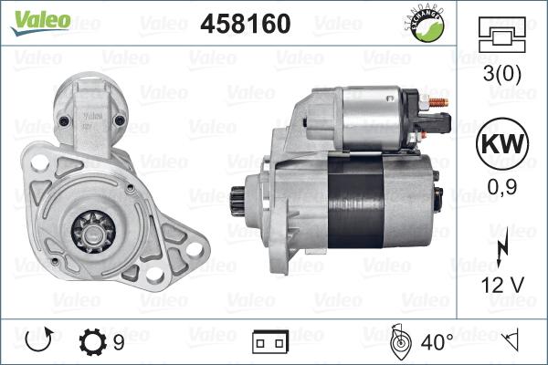 Valeo 458160 - Starter autospares.lv