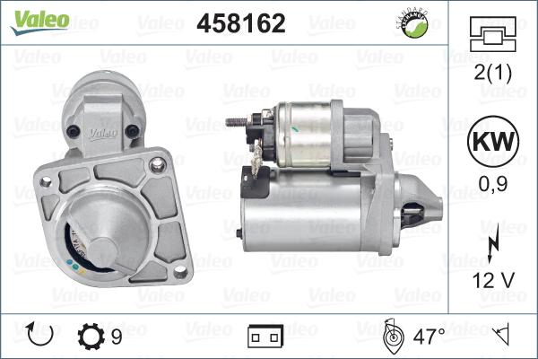 Valeo 458162 - Starter autospares.lv