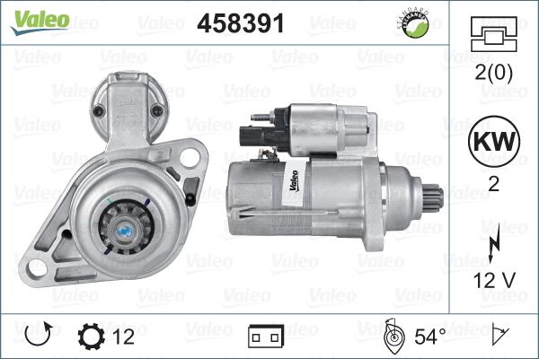 Valeo 458391 - Starter autospares.lv