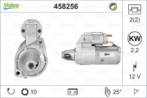 Valeo 458256 - Starter autospares.lv