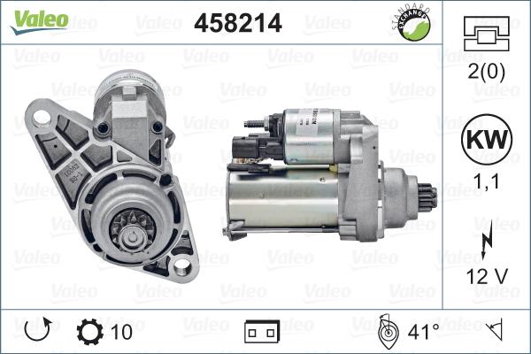 Valeo 458214 - Starter autospares.lv