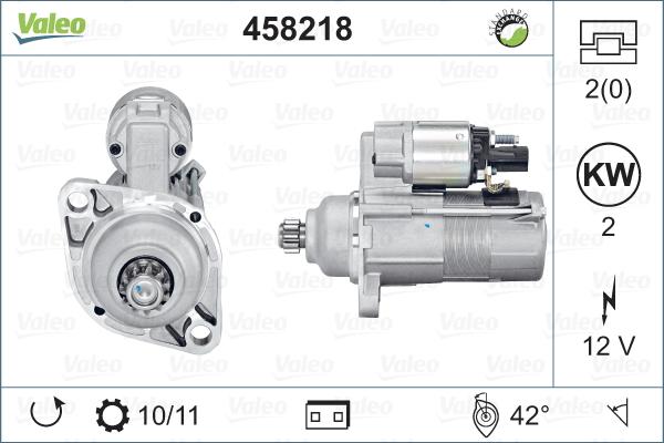 Valeo 458218 - Starter autospares.lv