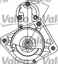 Valeo 458280 - Starter autospares.lv