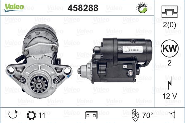 Valeo 458288 - Starter autospares.lv