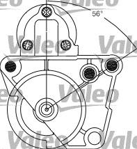 Valeo 458274 - Starter autospares.lv