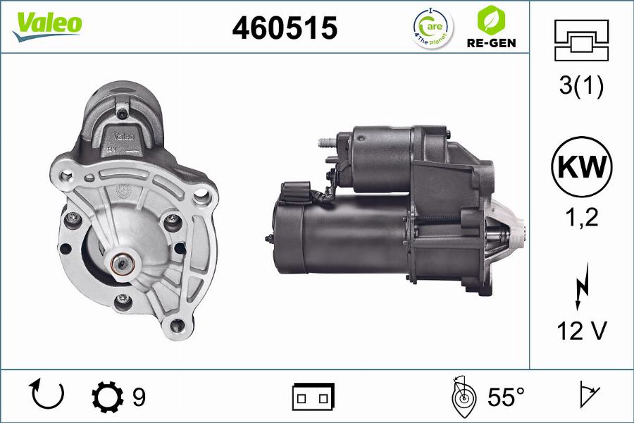 Valeo 460515 - Starter autospares.lv