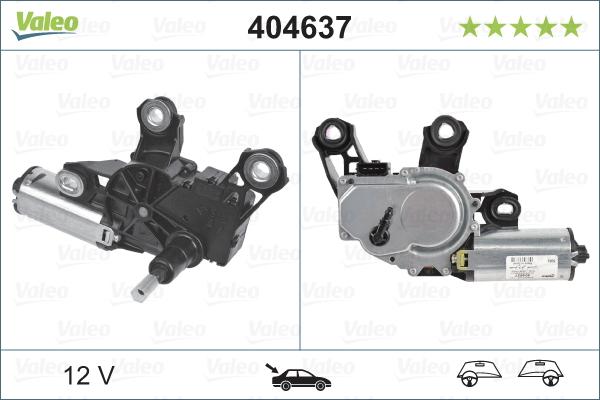 Valeo 404637 - Wiper Motor autospares.lv